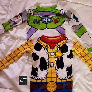 4T Toy story pajama tops boys